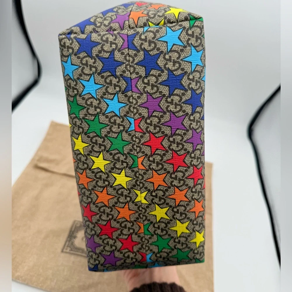 Gucci Rainbow Star GG Supreme Bag - with COA - Picture 5 of 13